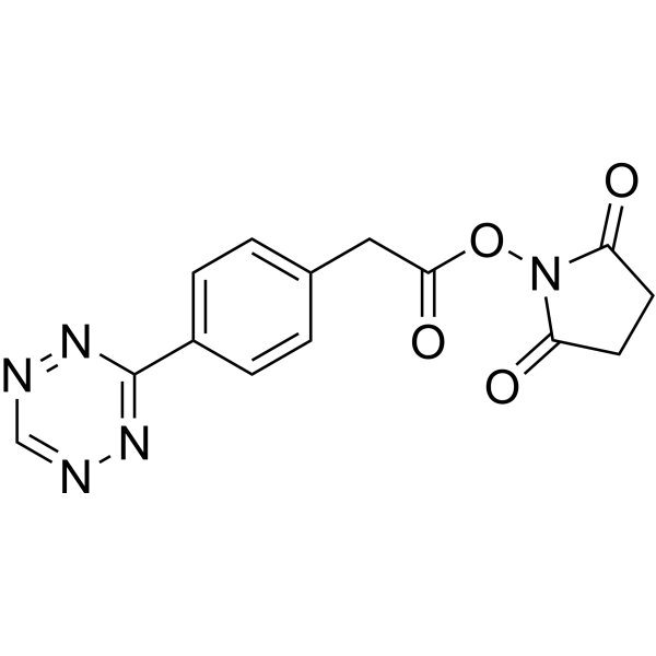Tetrazine-Ph-NHS ester Chemical Structure