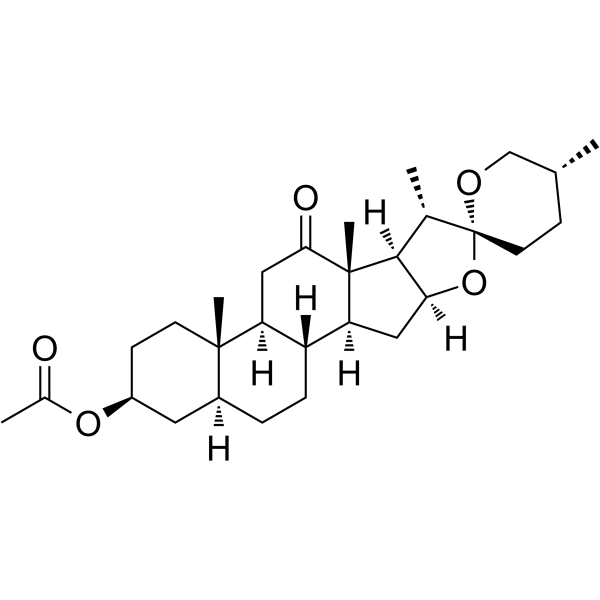 Hecogenin acetate Chemical Structure