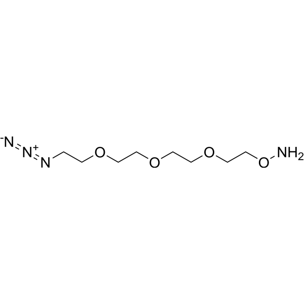 Aminooxy-PEG3-azide Chemical Structure