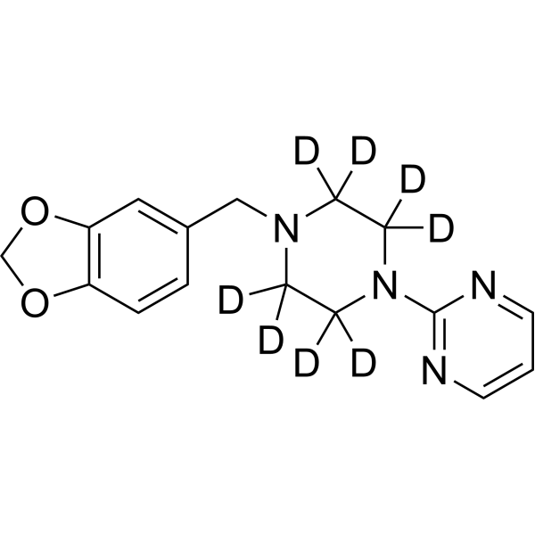 Piribedil-d<sub>8</sub> Chemical Structure