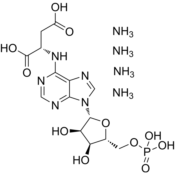 Adenylosuccinic acid tetraammonium Chemical Structure