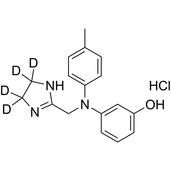 Phentolamine-d<sub>4</sub> hydrochloride Chemical Structure