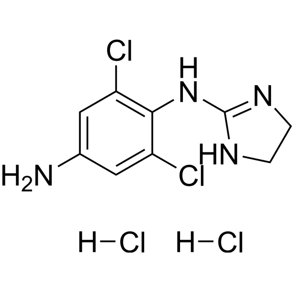 Apraclonidine dihydrochloride Chemical Structure