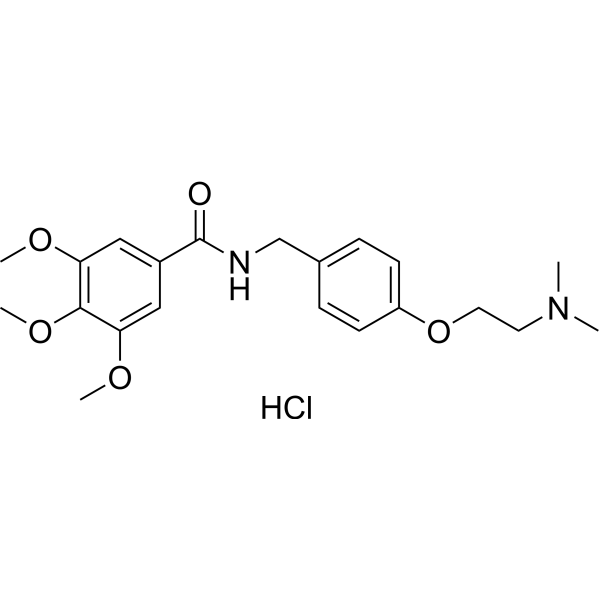 Trimethobenzamide hydrochloride Chemical Structure