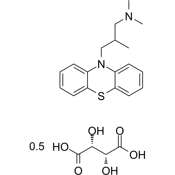 Alimemazine hemitartrate Chemical Structure