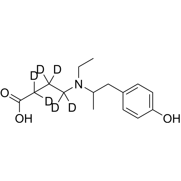 O-Desmethyl Mebeverine acid-d<sub>6</sub> Chemical Structure