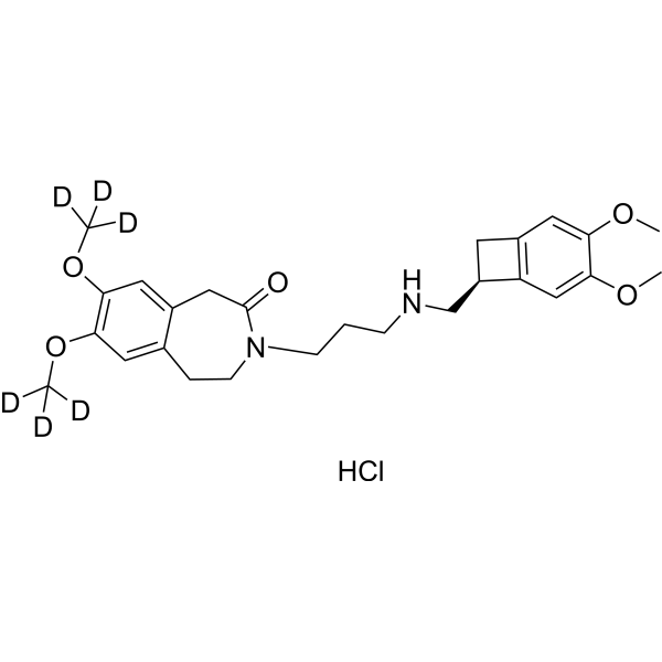 N-Demethyl <em>Ivabradine-d</em>6 hydrochloride