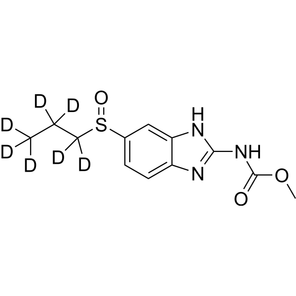 <em>Albendazole</em> <em>sulfoxide</em>-d7
