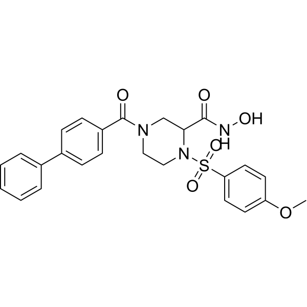 MMP-9/MMP-13 Inhibitor I Chemical Structure