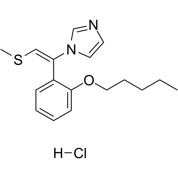 Neticonazole hydrochloride Chemical Structure
