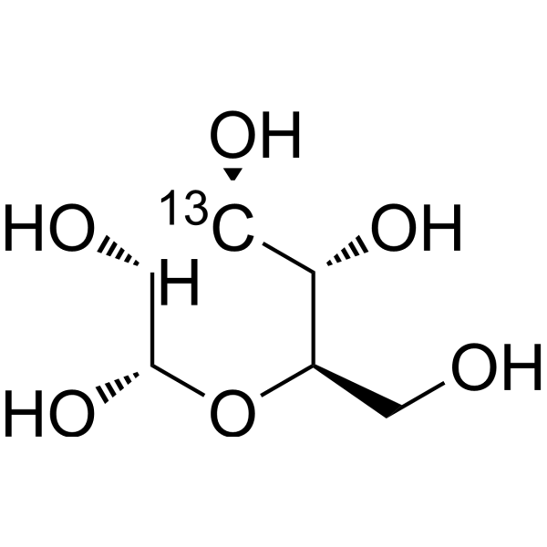 Alpha-D-glucose-<sup>13</sup>C Chemical Structure
