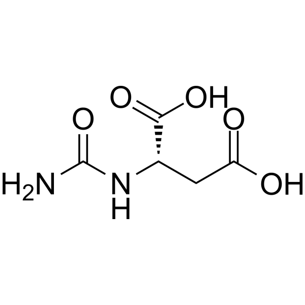 N-Carbamoyl-L-aspartic acid Chemical Structure
