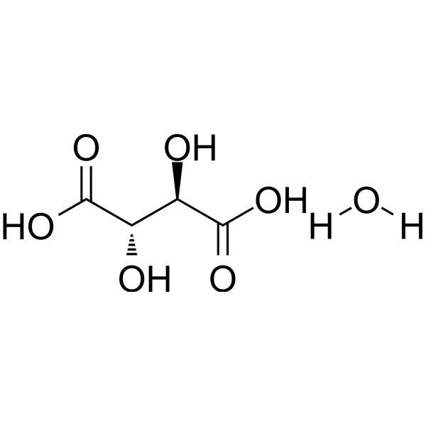 rel-(2R,3S)-2,3-Dihydroxysuccinic acid hydrate Chemical Structure