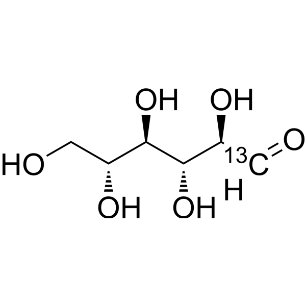 D-Allose-<sup>13</sup>C Chemical Structure