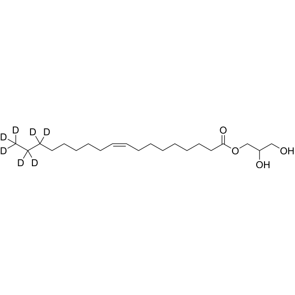Monoolein-d<sub>7</sub> Chemical Structure