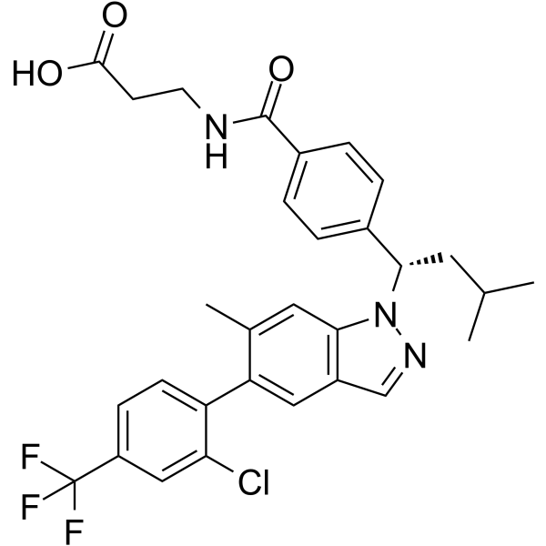 Glucagon receptor antagonists-5 Chemical Structure