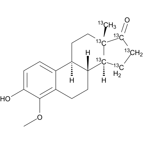4-Methoxyestrone-<sup>13</sup>C<sub>6</sub> Chemical Structure