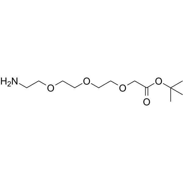 NH2-PEG3-C1-Boc Chemical Structure
