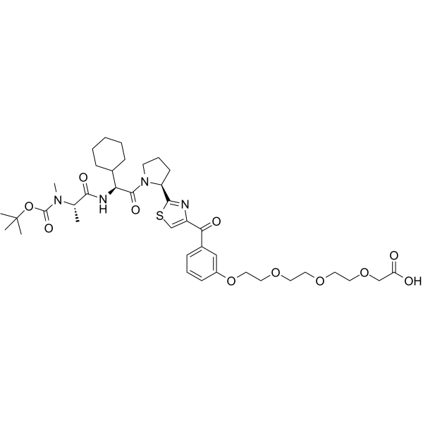 cIAP1 Ligand-Linker Conjugates 3 Chemical Structure