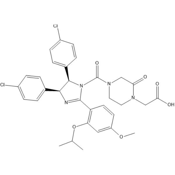 Nutlin carboxylic acid Chemical Structure