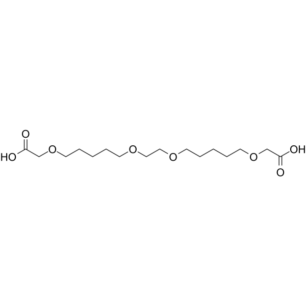 Bis-PEG1-C-PEG1-CH2COOH Chemical Structure