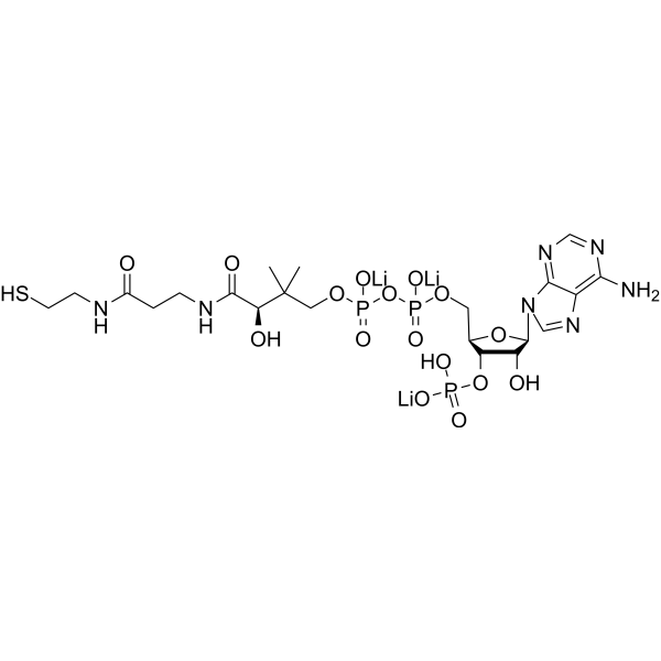 Coenzyme A trilithium Chemical Structure