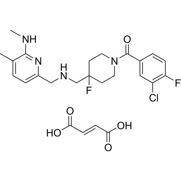 F 13714 fumarate Chemical Structure