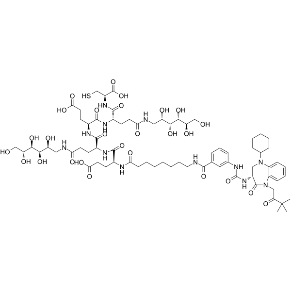 CCK2R Ligand-Linker Conjugates 1 Chemical Structure