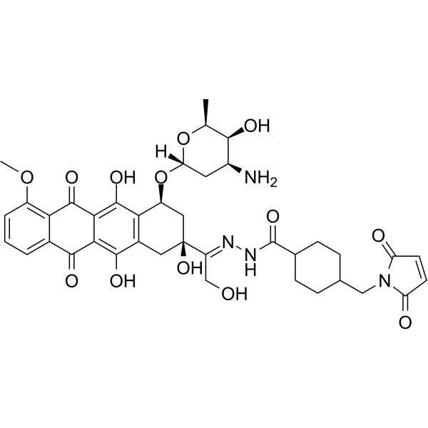 MCC-Modified Daunorubicinol Chemical Structure
