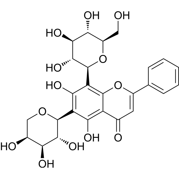 Chrysin 6-<em>C</em>-arabinoside 8-<em>C</em>-glucoside