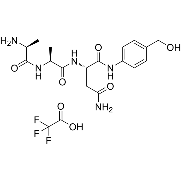 Ala-Ala-Asn-PAB TFA Chemical Structure