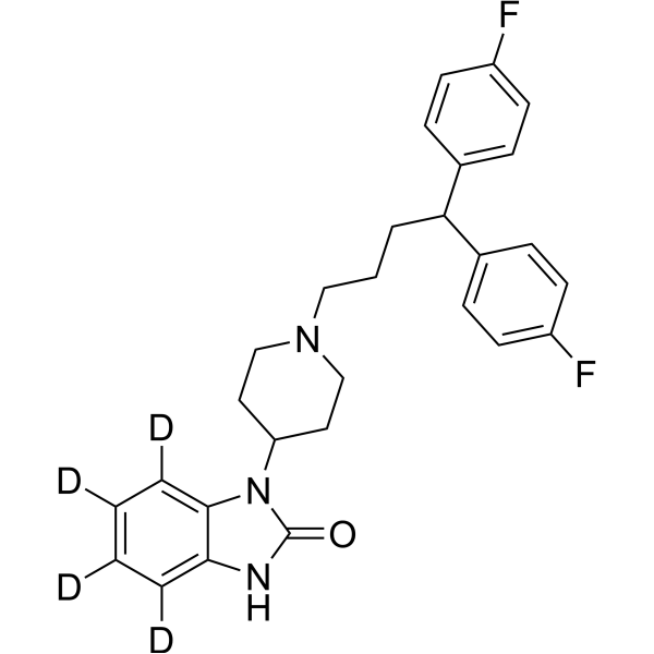 Pimozide-d<sub>4</sub>-1 Chemical Structure
