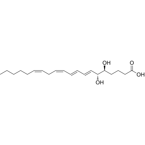 (5S,6R)-DiHETE Chemical Structure