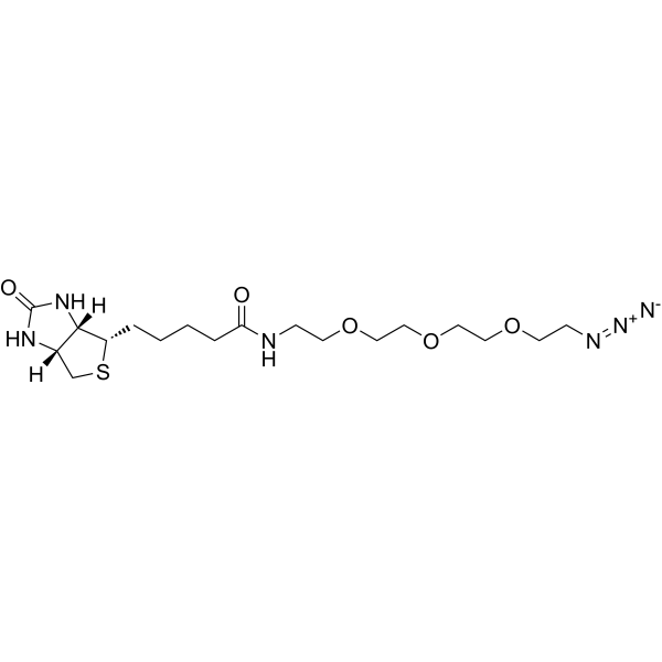 Biotin-PEG3-azide Chemical Structure