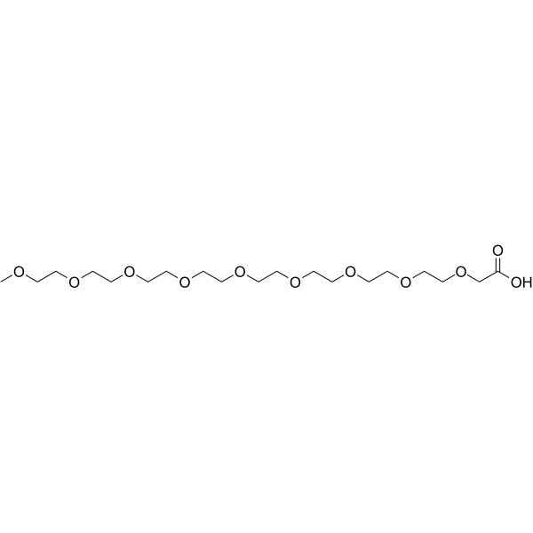 m-PEG8-CH2COOH Chemical Structure