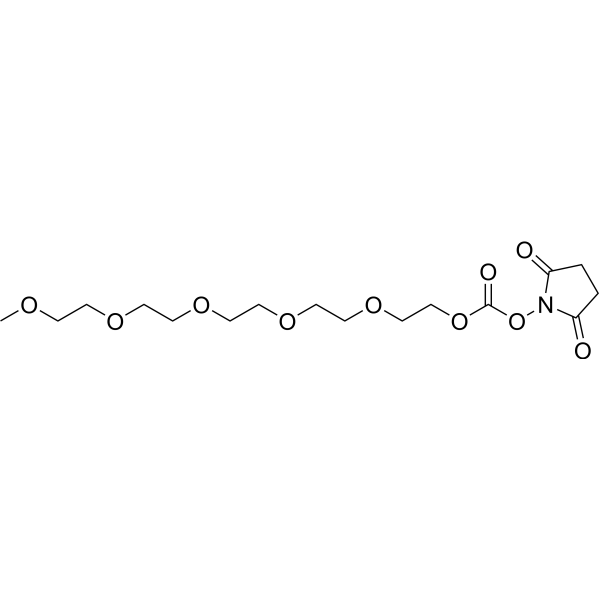 m-PEG5-succinimidyl carbonate Chemical Structure