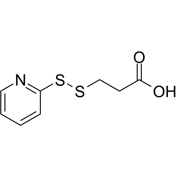 3-(2-Pyridyldithio)propanoic Acid Chemical Structure