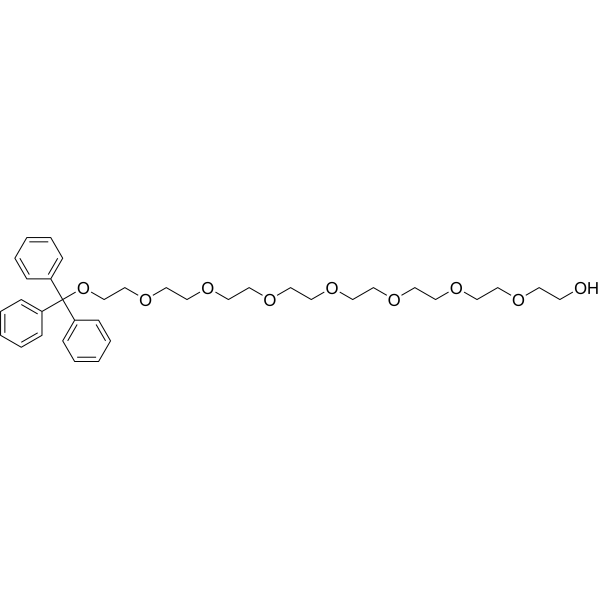 Tr-PEG8-OH Chemical Structure