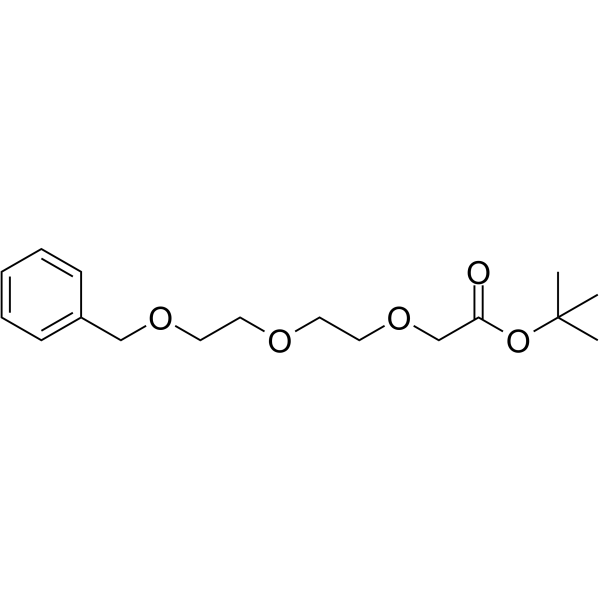 Benzyl-PEG2-CH2-Boc Chemical Structure