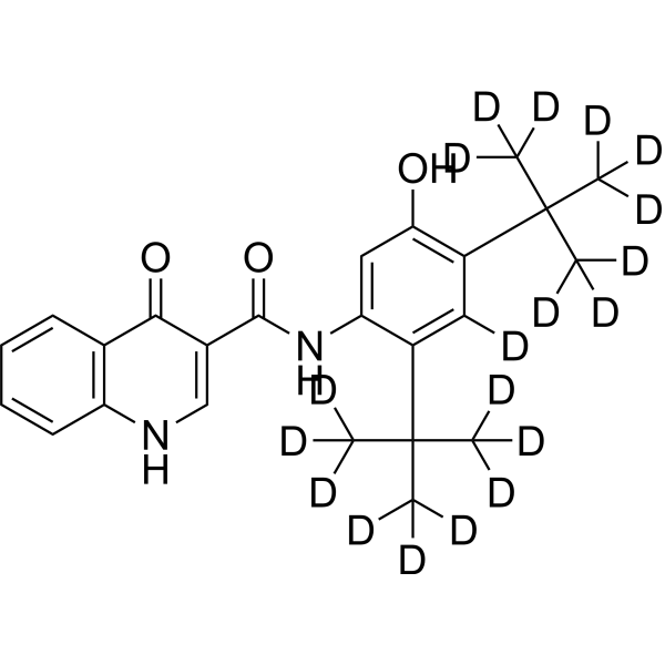 Ivacaftor-d<sub>19</sub> Chemical Structure