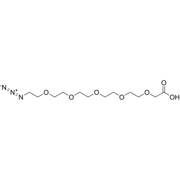 Azido-PEG5-CH2CO2H Chemical Structure
