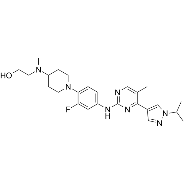 JAK2/FLT3-IN-1 Chemical Structure