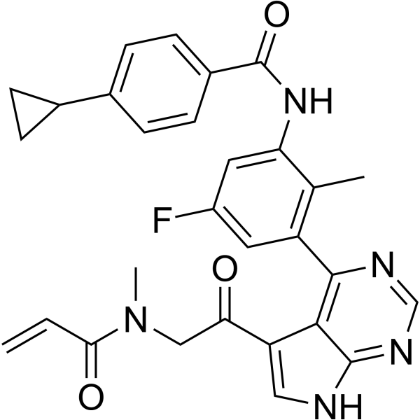 BTK inhibitor 13 Chemical Structure