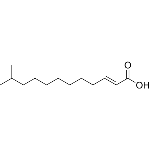 trans-11-Methyl-2-dodecenic acid Chemical Structure