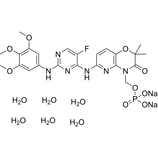 Fostamatinib disodium hexahydrate Chemical Structure