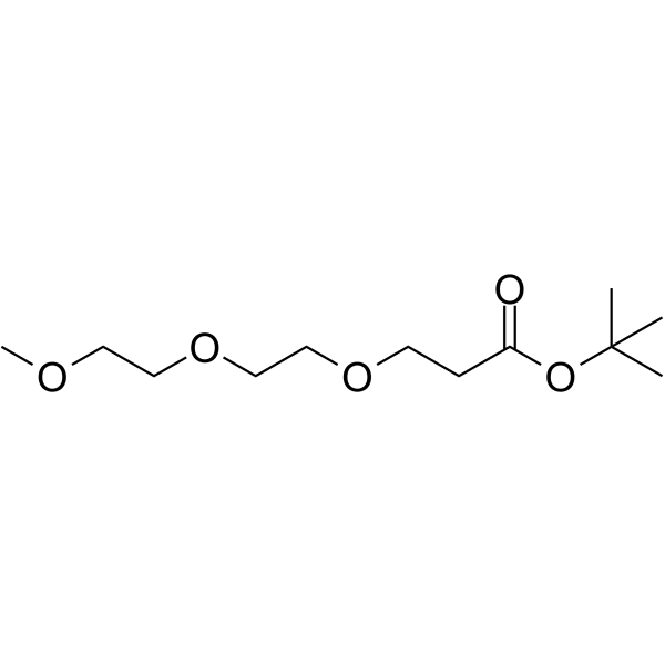 m-PEG3-Boc Chemical Structure