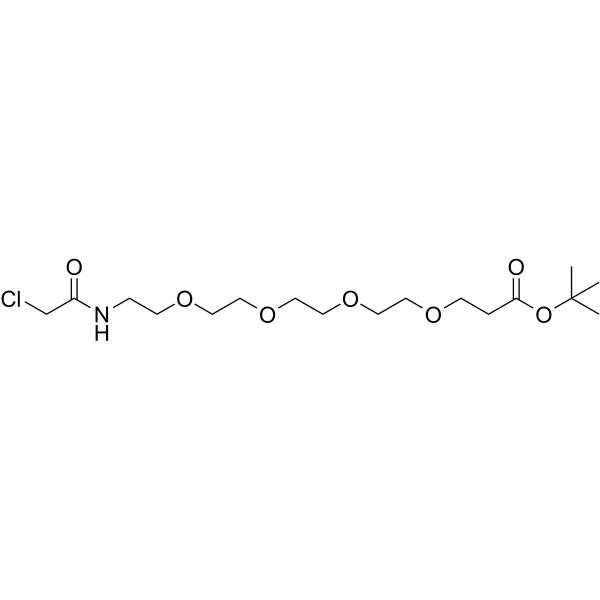Chloroacetamido-PEG<em>4</em>-<em>C</em>2-Boc