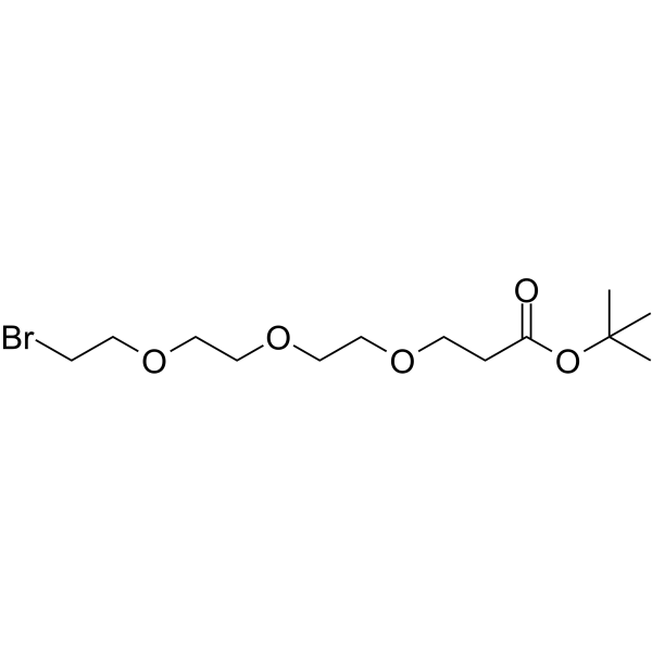 Br-PEG3-C2-Boc Chemical Structure