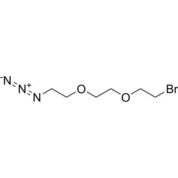 Bromo-PEG2-C2-azide Chemical Structure