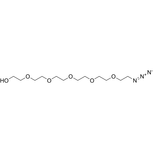 Azido-PEG6-alcohol Chemical Structure